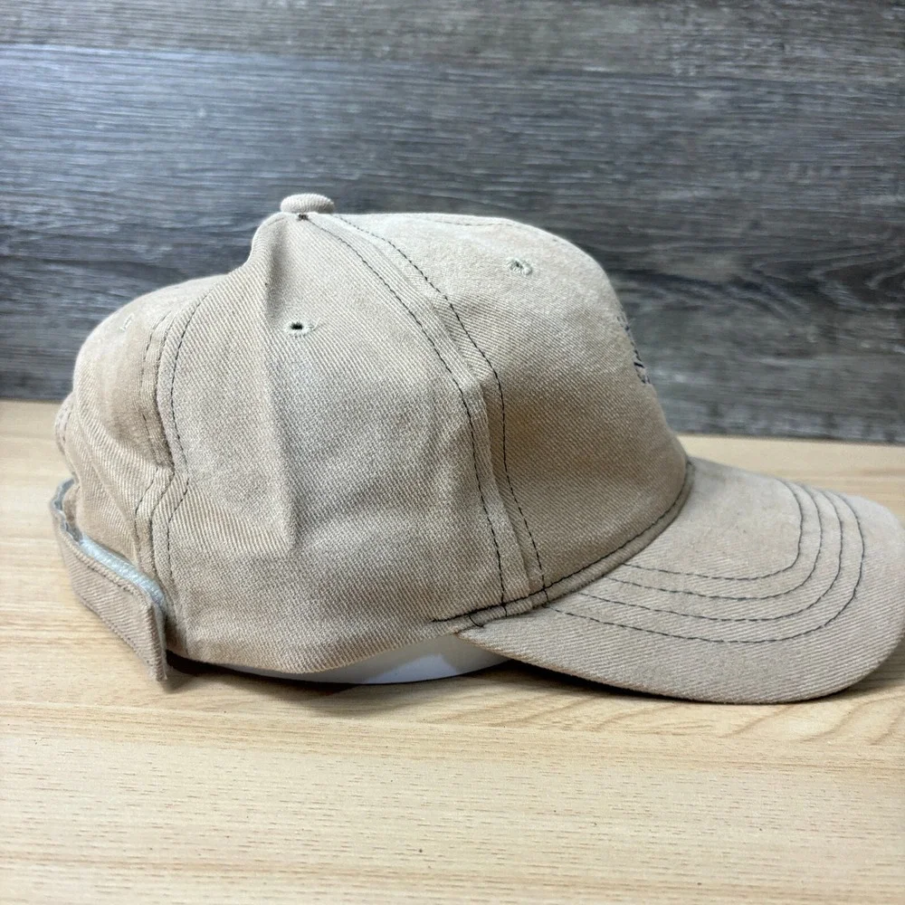 Turbot Hills Golf Hat Cap‎ Strap Back Brown Adjustable